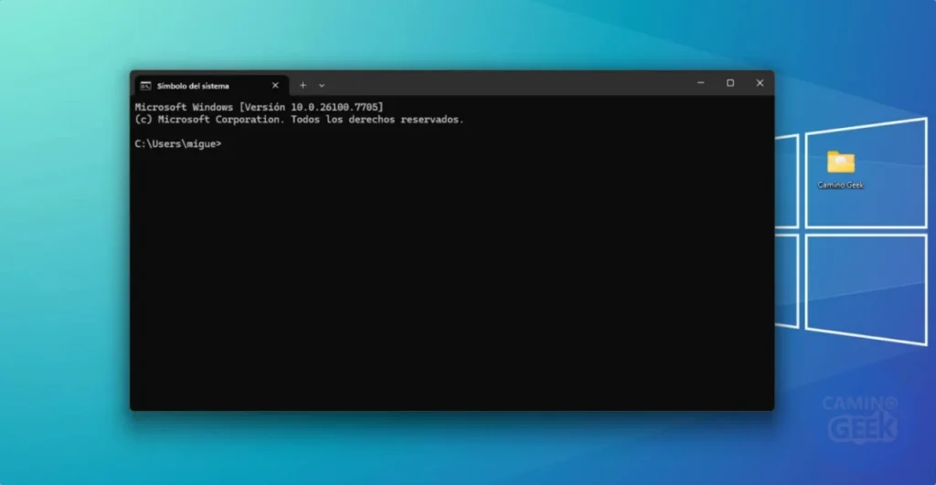 Open a folder from Command Prompt (CMD) in Windows