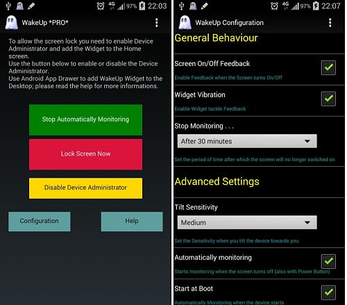 encender pantalla android automaticamente