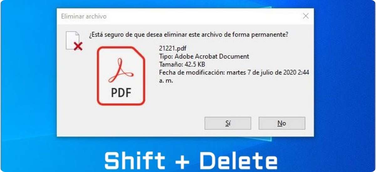 eliminar archivos Windows 10