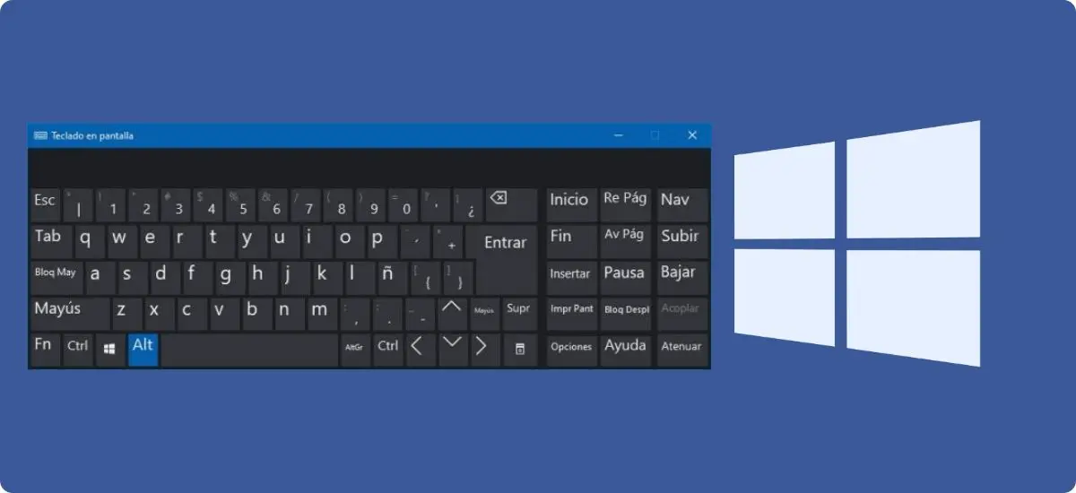 activar el teclado en pantalla de Windows 10